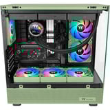 Thermaltake CT120 Reverse ARGB Sync PC Cooling Fan Matcha Green, Gehäuselüfter hellgrün, 2er Pack, ohne Controller, Reverse, 120 mm