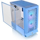 Thermaltake Ceres 330 TG ARGB , Tower-Gehäuse hellblau, Tempered Glass