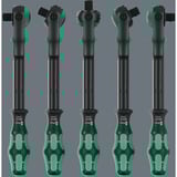 Wera Zyklop Speed-Knarre 8000 C Black Edition, 1/2" schwarz/grün, mit schwenkbarem Kopf