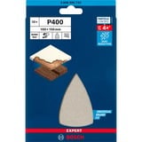 Bosch Professional Expert M480 Netzstruktur-Schleifblatt 100 x 150mm, K400 10 Stück, für Multischleifer
