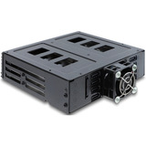 DeLOCK 5.25″ Wechselrahmen für 8 x 2.5″ SATA oder SAS HDD / SSD mit Schloss, Einbaurahmen 