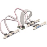 DeLOCK Mini PCIe I/O PCIe full size 4 x Seriell RS-232, 1 x Parallel 