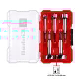 EINHELL Forstnerbohrer-Satz, 5-teilig rot/transparent, 1/4", in M-CASE 