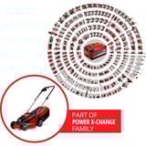 EINHELL Power X-Change Akku-Rasenmäher GE-CM 18/30 Li, 18Volt rot/schwarz, Li-Ionen Akku 3,0Ah