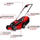 EINHELL Power X-Change Akku-Rasenmäher GE-CM 18/30 Li, 18Volt rot/schwarz, Li-Ionen Akku 3,0Ah