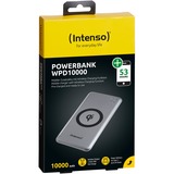 Intenso Powerbank Wireless WPD10000 silber, 10.000 mAh
