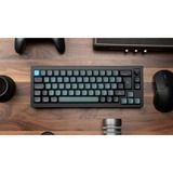 Keychron Q2 Pro, Gaming-Tastatur schwarz/blaugrau, DE-Layout, Keychron K Pro Banana, Hot-Swap, Aluminiumrahmen, RGB