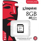 Kingston Industrial 8 GB SDHC, Speicherkarte schwarz, UHS-I U3, Class 10, V30, A1