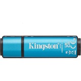 Kingston IronKey Vault Privacy 50 8 GB, USB-Stick hellblau/schwarz, USB-A 3.2 Gen 1