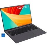 LG gram 17Z90R-G.AD7CG, Notebook grau, Windows 11 Home 64-Bit, 2 TB SSD