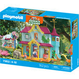 PLAYMOBIL 71852 Animals and Friends: Kunterbunte Tiervilla - 71852, Konstruktionsspielzeug 