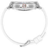 SAMSUNG Galaxy Watch8 Classic, Smartwatch weiß, 46mm, Bluetooth, Hybrid-Armband