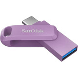 SanDisk Ultra Dual Drive Go USB Type-C 128 GB, USB-Stick lila, USB-A 3.2 Gen 1, USB-C 3.2 Gen 1