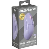 SteelSeries Rival 3 Wireless Gen 2, Gaming-Maus lavendel