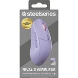 SteelSeries Rival 3 Wireless Gen 2, Gaming-Maus lavendel