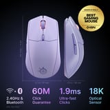 SteelSeries Rival 3 Wireless Gen 2, Gaming-Maus lavendel