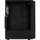 Aerocool Quantum Mesh-G-BK-v3, Tower-Gehäuse schwarz/grau, Seitenteil aus Tempered Glass