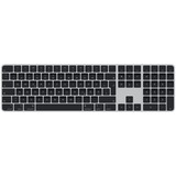 Apple Magic Keyboard mit Touch ID und Ziffernblock, Tastatur silber/schwarz, DE-Layout, für Mac mit Apple Chip