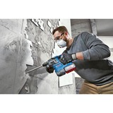 Bosch Akku-Bohrhammer GBH 18V-22 Professional solo, 18Volt, mit GDE 18V-12 blau/schwarz, ohne Akku und Ladegerät, in L-BOXX 238