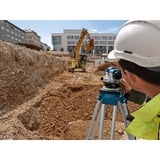 Bosch Professional Optisches Nivelliergerät GOL 26 D Professional, mit Baustativ blau, Koffer, Maßeinheit 360 Grad