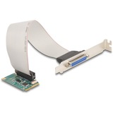 DeLOCK Delock Mini PCIe I/O PCIe full size 1 x Parallel, Schnittstellenkarte 
