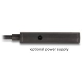 DeLOCK USB 3.2 Gen 2 Aktivverlängerungskabel, USB-C Stecker > USB-C Buchse schwarz, 3 Meter, 10 Gbps, mit DC Strombuchse