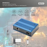 Digitus 10/100/1000 Base-TX auf 1000 Base-FX Industrie-Medienkonverter 