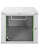Digitus Netzwerkschrank Dynamic Basic Serie 600x600 mm (BxT), IT-Schrank grau, 9 Höheneinheiten
