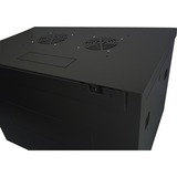 Digitus Wandgehäuse Dynamic Basic Serie - 600x450 mm (BxT), IT-Schrank schwarz, 12 Höheneinheiten