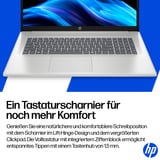 HP 17-cp3285ng, Notebook silber, AMD Ryzen 7 7730U, AMD Radeon Graphics, 16 GB DDR4, 512 GB (512 GB SSD), ohne Betriebssystem