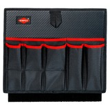 KNIPEX Werkzuegkarte für L-BOXX 00 21 19 LB WK, Tasche schwarz/rot, leer