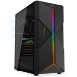 Krux Astral, Tower-Gehäuse schwarz, Tempered Glass