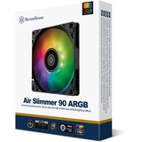 SilverStone Air Slimmer 90 ARGB, Gehäuselüfter schwarz