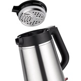 Unold Blitzkocher Thermo 18715, Wasserkocher edelstahl/schwarz, 1,5 Liter