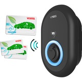 Vestel eCharger Home Smart 11 kW EVC04-AC11SW-T2P, Wallbox schwarz, 11 kW, 5 m Kabel, RFID