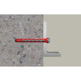 fischer Langschaftdübel HybridPower 10x90 FUS K rot/grau, 4 Stück