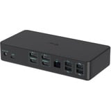 i-tec USB 3.0 / USB-C / Thunderbolt 3 Professional Dual 4K Display Docking Station Gen2 Power Delivery 100W, Dockingstation schwarz, Anschluss per USB/Thunderbolt 3/4