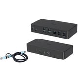 i-tec USB 3.0 / USB-C / Thunderbolt 3 Professional Dual 4K Display Docking Station Gen2 Power Delivery 100W, Dockingstation schwarz, Anschluss per USB/Thunderbolt 3/4