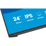 iiyama ProLite X2491H-B1, LED-Monitor 60.5 cm (23.8 Zoll), schwarz (matt), FullHD, IPS, HDMI, DP, 120Hz Panel