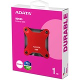 ADATA SD620 1 TB, Externe SSD rot, Micro-USB-B 3.2 Gen 2 (10 Gbit/s)