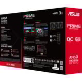 ASUS Radeon RX 9070 OC PRIME EVO Edition 16GB, Grafikkarte grau, RDNA4, GDDR6, 3x DisplayPort, 1x HDMI