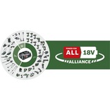 Bosch Heimwerken & Garten Akku Starter-Set 18V 1x 4,0Ah + Schnellladegerät AL 18V-44 schwarz, Li-Ionen Akku 4,0Ah, POWER FOR ALL ALLIANCE