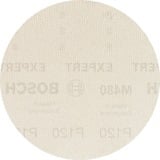 Bosch Professional Expert M480 Netzstruktur-Schleifblatt Ø 125mm, K120 50 Stück, für Exzenterschleifer