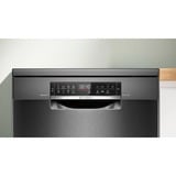 Bosch SMS6ECC12E Serie 6, Spülmaschine edelstahl (dunkel), 60 cm, Home Connect
