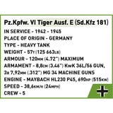 COBI Pz.Kpfw. VI Tiger Ausf. E, Konstruktionsspielzeug Maßstab 1:35