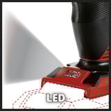 EINHELL Professional Akku-Bohrschrauber TP-CD 18/50 Li BL Solo, 18Volt rot/schwarz, ohne Akku und Ladegerät