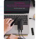 ICY BOX IB-DK4072M-CU31, Dockingstation USB-C, PD, M.2, HDMI