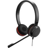 Jabra Evolve 30 II, Headset schwarz, UC, 3,5 mm Klinkenstecker, USB C und USB A, Stereo