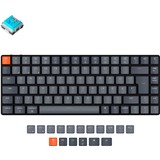 Keychron K3 Version 2, Gaming-Tastatur schwarz/grau, DE-Layout, Keychron Low Profile Optical Blue, Hot-Swap, Aluminiumrahmen