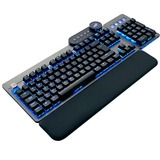 MOUNTAIN Everest Max, Gaming-Tastatur grau, DE-Layout, Cherry MX Blue, Hot-Swap